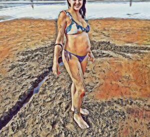 Mujer embarazada, cistocele.